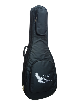 1608452689046-Swan7 Double Foam Heavy Padded Black Electric Classical Acoustic Guitar Gig Bag5.png